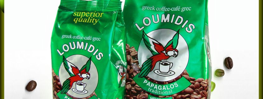 Greek coffee Loumidis Papagalos