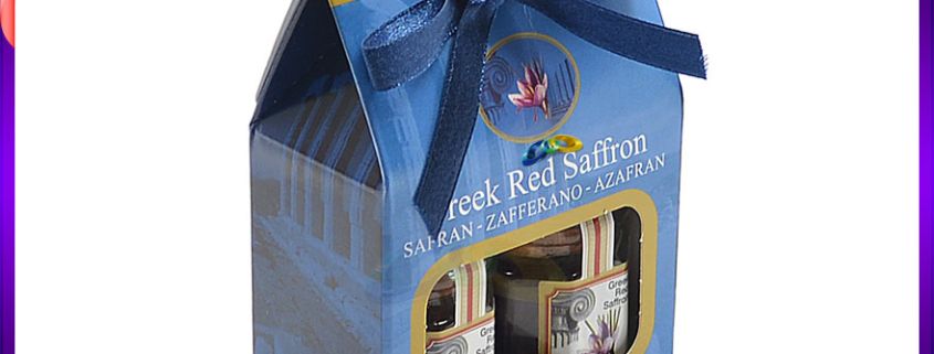 Greek Organic Red Saffron Gift pack