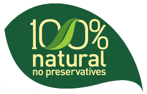 100 % natural no preservatives