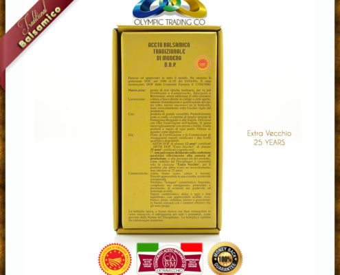 Traditional Balsamic Vinegar of Modena P.D.O-EXTRAVECCHIO - 25 YEARS